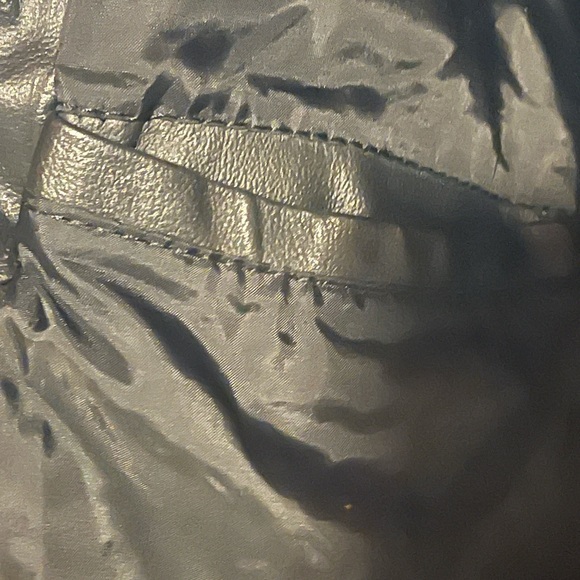 Wilsons Soft Leather Womens Cropped Moto Jacket Black Size M Biker Baddie - Picture 8 of 16